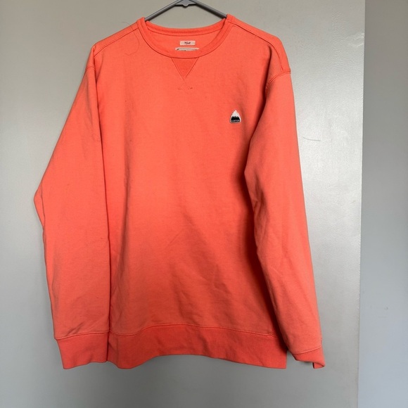 Burton Roe Sweatshirt in Small Size Orange - Picture 1 of 4
